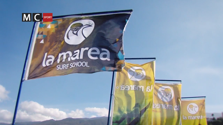 Reportaje de La Marea Surf School en programa de TV