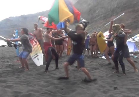 Harlem Shakes La Marea Surf School 2013